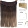 Human Hair Extensions Wire Hair Brown Highlightedx Ash Brown 20Inch Remy Natural Hair Extensions Straight Wire Extensions Invisible Hairpiece 100G