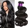 Vanlov 16A Body Wave Human Hair Bundles (18 20 22) Brazilian Remy Hair 3 Bundles Body Wave Bundles Human Hair Extension Natural Black Bundles