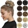 Rose bud Messy Bun Hair Pieces For Women Hair Bun Extension Updo Curly Messy Bun Scrunchie Light Auburn &amp; Dark Auburn Mixed