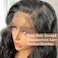 Lace Front Wig Pre Plucked Ready to Wear 13x6 HD Glueless Body Wave Lace Front Wig for Women Natural Looking Synthetic Heat Resistant Fiber Wavy Lace Wig Natural Black (26 Inch)