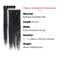 24 Inch Clip in Dreadlock Hair Extensions 10Clips 40 Strands Synthetic Handmade Soft Clip In Dreads Extensions for Women,Black