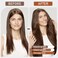 VINBAO Clip in Human Hair Extensions Chocolate Brown Clip in Hair Extensions Brown For Women 16in 7pcs 140g Dark Brown Human Hair Extensions Human Hair Clip in Extensions (#HC4,16'')