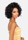 Vivica A. Fox HMBL-DERRY, Handmade &amp; Hand-tied Wig with HD LACE, Supreme Human Hair Blend, Color 1, Jet Black