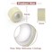 Vlasy 200Pcs 4mm Silicone Lined Micro Ring Beads for Hair Extensions 5Colors Apply (200Pcs Blonde)