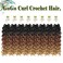 Vomella GoGo Curl Crochet Hair 8 Packs Water Wave Crochet Hair 14 Inch Curly Crochet Hair for Women Short Beach Curl Crochet Hair Synthetic Deep Twist Crochet Hair Extensions(1B/30/27#)