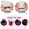 12 PCS Red Hair Extensions Clip in, Colored Party Highlights Extension for Kids Girls Synthetic Hairpiece Straight 22 inch