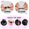 12 PCS Pink Hair Extensions Clip in, Curly Wavy Colored Extension for Kids Girls - Party Highlights Synthetic Hairpiece 17 inch