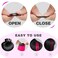 12 PCS Hot Pink Hair Extensions Clip in, Curly Wavy Colored Extension for Kids Girls - Party Highlights Synthetic Hairpiece 17 inch