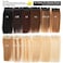 Silky Straight Short Hair Extensions Real Remy Human Hair Volume Insert Clip Natural Invisible Lady Parts Frontal Bangs Toppers for Women Men with Thinning Hair Short Hair 4"#2 Dark Brown