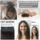 Silky Straight Short Hair Extensions Real Remy Human Hair Volume Insert Clip Natural Invisible Lady Parts Frontal Bangs Toppers for Women Men with Thinning Hair Short Hair 4"#2 Dark Brown
