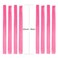 10pcs Straight Colored Clip in Hair Extensions for Party Highlights Hairpieces 22inch Multiple Colors