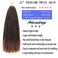 Passion Twist Crochet Hair 22 Inch Water Wave Crochet Hair for Butterfly Locs Long Passion Twist Hair Spring Twist Hair Extensions(T30,6 Packs)