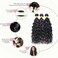 Human Hair Bundles Water Wave 20 22 24 inch Water Curly 3 Bundles Brazilian Virgin 100% Human Hair Bundles for Black Women Natural Color