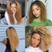 X-TRESS 3 Bundles (14+16+18") 1b/27 Curly Wave Bundles Human Hair Ombre Water Wave Bundles 100% Human Hair Wet and Wavy Bundles Brazilian Curly Hair Bundles Two Tone Color T1B/27(14"16"18")