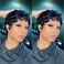 Pixie Wigs for Black Women Human Hair Short Curly Pixie Cut Wigs For Black Women Full Machine Made Wig Glueless Wig None Lace Front Wig Pixie Curly Black 1B