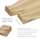 WENNALIFE Tape in Hair Extensions Human Hair, 20pcs 50g 16 inch Light Blonde Highlighted Golden Blonde Remy Hair Extensions Straight Human Hair Tape in Extensions Skin Weft Tape Extensions Human Hair