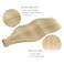WENNALIFE Tape in Hair Extensions Human Hair, 20pcs 50g 16 inch Light Blonde Highlighted Golden Blonde Remy Hair Extensions Straight Human Hair Tape in Extensions Skin Weft Tape Extensions Human Hair