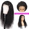 larima Curly Wig 13X4 HD Lace Front Wigs Human Hair Pre Plucked with Baby Hair 180% Density Jerry Curly Human Hair Wig 12A Unprocessed Virgin Human Hair Wig Glueless Natural Hairline 18Inch