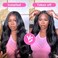 28 Inch Wear and Go Glueless Wigs Human Hair Pre Plucked Pre Cut for Beginners 5x5 HD Lace Closure Wigs Human Hair 180% Density Body Wave Lace Front Wigs No Glue Pre Cut 3 Seconds to Wear Glueless Wig