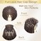 36" Full Lace Knotless Box Braided Wigs for Black Women Knotless Box Braids Lace Front Wig with Baby Hair Lightweight Synthetic Lace Frontal Dark Brown Cornrow Twisted Braided Wigs (1B/30)