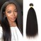 Amella Hair Kinky Straight Bundles Human Hair 22inch Kinky Straight Hair 1 Bundle 10A Brazilian Kinky Straight Human Hair Weave Extensions For Black Women 100g/bundle Natural Black