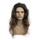 Baruisi Long Curly Wavy Brown Wigs for Men Synthetic Natural Party Halloween Cosplay Hair Wig