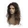 Baruisi Long Curly Wavy Brown Wigs for Men Synthetic Natural Party Halloween Cosplay Hair Wig