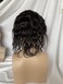 Dreambeauty 12" Human Hair Toupee Natural Wave 10&times;8 Inch Hairpieces for Men 100% European Virgin Human Hair Replacement System Hair Topper Pieces for Men Mono Net with PU Around (#1b color)