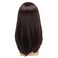 Mens Wig Long Brown Hair Straight Synthetic Heat Resistant Party Halloween Cosplay Wig