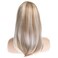Long Blonde Wigs for Women Natural Straight Blonde Wig with Bangs,Synthetic Hair Wig for Daily Party Use