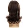 Long Wavy Brown Wigs for Men Natural Layered Rocker Style Cosplay Hair Wig