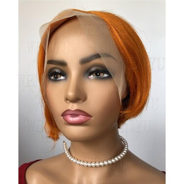 Wenyu Lace Front Wigs Human Hair Pre Plucked 13x4 Pixie Cut Wig Human Hair Short Wigs For Black Women Straight Frontal Wigs