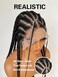 360 Full lace Braided Wig 30 Inch Ombre Brown All Handmade Braided Wigs Non Embroidered Long Braiding Hair Wig for Black Women T1B/30 Synthetic Lace Front Wigs