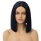 BERON 12 Inches Black Wig Short Straight Bob Wig Black Bob Wigs Heat Resistant Synthetic Wigs with Wig Cap