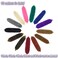 Springy Afro Twist Hair 8 Packs Marley Twist Braiding Hair Pre Separated Spring Twist Hair for Faux Locs Crochet Hair Kinky Twist for Braiding Synthetic Hair Extensions (1b#, 24inch(Pack of 8)