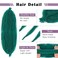 Springy Afro Twist Hair 8 Packs Marley Twist Braiding Hair Pre Separated Spring Twist Hair for Faux Locs Crochet Hair Kinky Twist for Braiding Synthetic Hair Extensions (green#, 30inch(Pack of 8)