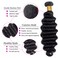 Loose Deep Wave Human Hair Bundles 100% Unprocessed Brazilian Virgin Remy Hair Bundles Loose Wave Bundles Human Hair Extension Natural Black Color 16 18 20 inch
