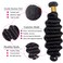 Loose Deep Wave Bundles with Closure Brazilian Virgin Human Hair Bundles Wet and Wavy Human Hair bundles with 4&times;4 Free Part Closure Loose Deep Curly Human Hair Bundles 14 16 18+12 inch