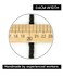 8inch 30 Strands 100% Human Hair Loc Extensions, 0.6cm Width Full Handmade Dreadlock Extensions Human Hair for Men Women Kids, Permanent Dread Extensions Can Be Dyed Bleached Curled(Natural Black)
