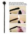 8inch 30 Strands 100% Human Hair Loc Extensions, 0.6cm Width Full Handmade Dreadlock Extensions Human Hair for Men Women Kids, Permanent Dread Extensions Can Be Dyed Bleached Curled(Natural Black)