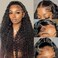 4x4 Deep Wave Lace Closure Human Hair 18 Inch Ear to Ear HD Lace Free Part Closure 100% Brazilian Virgin Human Hair Extensions 150% Density Lace Closure Pre Plucked Natural Black Color