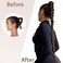 Long Braid Ponytail Extension with Elastic Tie 1Pcs Black Straight Sleek Wrap Around Braid Hair Extensions Synthetic Drawstring Ponytail for Women Daily Wear (Black, 26 Inch (1Pcs))