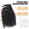 12A Deep Wave Bundles Human Hair 18 Inches, 100% Unprocessed Indian Human Hair Bundles Wet and Wavy Raw Virgin Hair One Bundles Deal Curly Weave Bundles(Natural Color, 18 Inches)