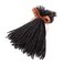Human Textured Loc Extensions 0.4cm Loc Extension Human Hair,Natural Curly Hair,Full Handmade (10in 0.4cm 10 strands), Natural black)