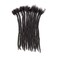 Human Textured Loc Extensions 0.4cm Loc Extension Human Hair,Natural Curly Hair,Full Handmade (12in 0.4cm 80 strands),Natural black)