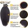 QTHAIR 14A Yaki Brazilian Hair Bundles Yaki Straight Hair Bundles 24 26 28 Inch 300g Brazilian Kinky Straight Human Hair Bundles Natural Color