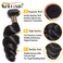 QTHAIR 14A Grade Brazilian Loose Wave Bundle Brazilian Human Hair Loose Wave 1 Bundle 100% Unprocessed Brazilian Virgin Human Hair Extensions for Woman (14inch, Natutal Color)