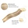 Sassina Fish Wire Human Hair Extensions, 20 Inch 120 Grams Highlight Dark Dirty Blonde Mixed with Ash Blonde Remy Wire Hair Extensions Real Human Hair with Miracle Wire Straight Hairpiece