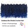 Eerya 8 Packs Boho Box Braids Crochet Hair for Black Women 10 Inch Blue Goddess Box Braids Pre-looped Bohemian Crochet Box Braids With Curly Ends Synthetic Crochet Hair Extensions (10 inch, Tblue)