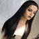4x4 Lace Closure Wigs Human Hair Pre Plucked 180％ Density Glueless Straight 12A Brazilian Virgin Hair Lace Front Wigs For Black Women Natural Black Wig With Baby Hair 26inch